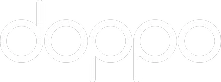 doppo logo valkoinen