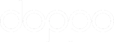 doppo logo valkoinen